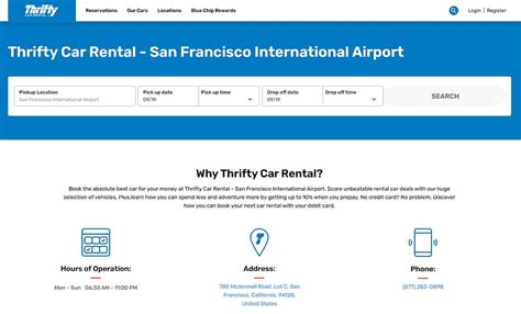 thrifty car rental san francisco reviews|More.